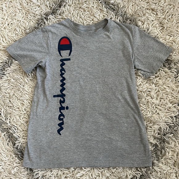 Champion Gray Short Sleeve Shirt Large - Picture 4 of 7